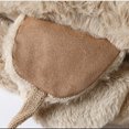 thumbnail image 4 of YABCSAZ Women's Faux Suede Bucket Hat Winter Warm Fleece Lined Ear Flap Hat Casual Drawstring Thickened Faux Suede Warm Hat for Daily Wear, 4 of 9