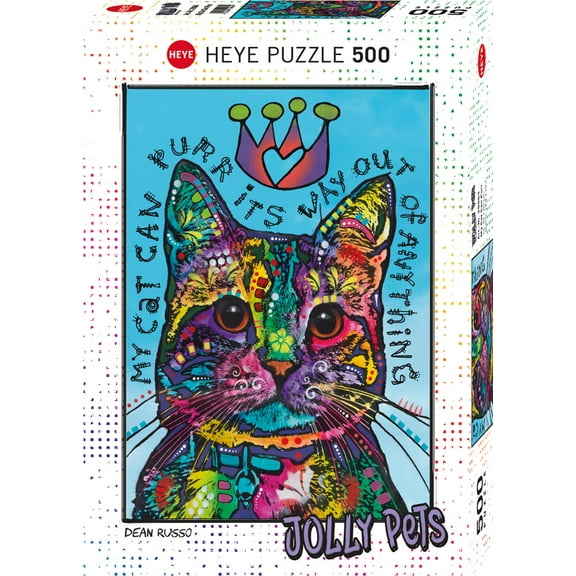 Heye My Cat Can Purr 500 Piece Puzzle