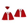 thumbnail image 1 of Vestido de Terciopelo Rojo para Navidad con Estilo Elegante, 1 of 9