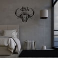 thumbnail image 3 of Live Dream Buffalo Motivation Quote Animal Animals Life Quotes Wall Sticker Art Decal for Girls Boys Room Bedroom Nursery House Fun Home Decors Stickers Wall Arts Vinyl Decoration Size (8x10 inch), 3 of 3