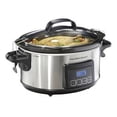 thumbnail image 1 of Hamilton Beach Elite Set N' Forget Oval Slow Cooker, 6-qt, 1 of 5