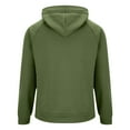 thumbnail image 6 of Feancey Tactical Sweatshirts Men Hoodies 1/4 Zip Winter Long Sleeve Workout Gym Cargo Pullover Sports Outdoor Military Hooded Sweatshirt Daily Sales Army Green 2XL, 6 of 7