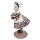 thumbnail image 1 of Outdoor Christmas couple giving gifts resin crafts ornaments, 1 of 5