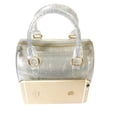 thumbnail image 5 of MIFORINES Bolso de mano con asa superior en forma de almohada de gelatina de verano para mujer, bolso de cristal transparente de Color caramelo, 5 of 5