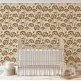 thumbnail image 5 of S4sassy Removable Contemporary Beige Wall Decor, Autumn Bloom Contact Paper for Walls, Cabinets, and Dresser, Self Adhesive Vinyl Wallpaper Roll, Waterproof Contact Paper for Walls - 25"x240" inch, 5 of 8