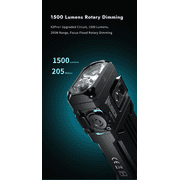 Wuben X2 Pro+ Edc Flat Flashlight, 1500 Lumens Mini Tactical Flashlight With Rgb Light, Magnetic Base, Ip68 Waterproof