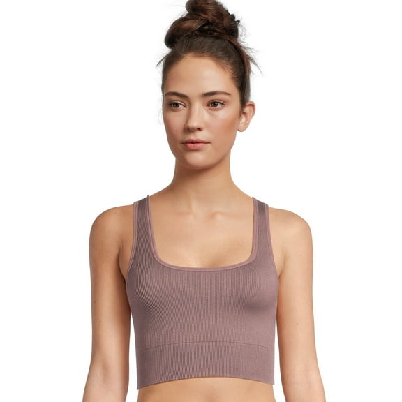 Avia Women's Low Support Double Scoop Sports Bra, Sizes S-XXXL