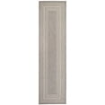 thumbnail image 2 of Nourison Horizon Indoor/Outdoor 2' x 6' Grey Modern Rug, 2 of 10