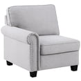thumbnail image 5 of Devion Furniture Polyester Fabric U-Shaped Sectional Sofa in Light Gray, 5 of 7