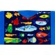 thumbnail image 1 of Toalla de baño de playa con capucha para niños pequeños, niños y niñas de 3 a 12 años, tamaño 24 x 47 pulgadas, algodón súper suave y absorbente para baño, piscina, playa, bata de baño, tema Corsair Adepaton WMZL-1024-3, 1 of 5