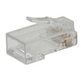 thumbnail image 3 of SF Cable Cat6 RJ45 Modular Plug Round Solid 50 Micron 100 pcs per bag, 3 of 5