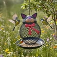 thumbnail image 3 of Stijggn Hummingbird Feeder Durable Outdoor Hanging, Easy to Clean, Metal Mesh Ventilated, Bird Watching Gift & Garden Decor for Birds Outside Outdoors Hanging, 3 of 6