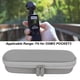 thumbnail image 4 of Cámara De Acción De Transporte Estuche Rígido Para Osmo Pocket 3, PU + Franela Osmo Pocket 3 De 2 Vías Cremallera Portátil Bolsa De Cáscara Dura, Resistente Al Agua Bolsa, 4 of 8