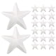 thumbnail image 3 of ColoMX 20 piezas decoraciones navideñas de estrellas de espuma, formas de pentagrama, decoraciones de espuma para manualidades DIY, 3 of 7