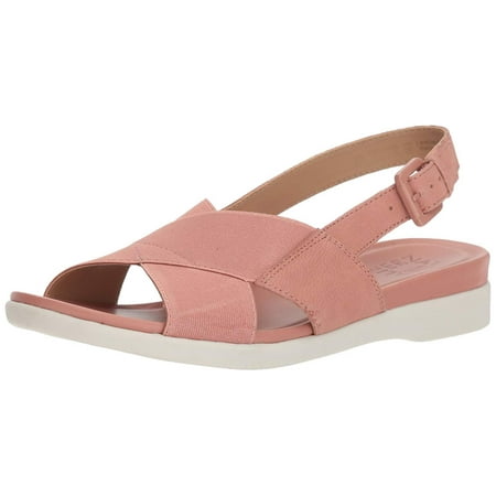 Naturalizer - Naturalizer Womens Eliza Leather Open Toe Casual Slingback Sandals - Walmart.com