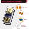 thumbnail image 2 of Fusible de Fuente de Alimentación de una Salida y Dos Potencias, Fusible ANL de 60 A, Cable de Alimentación de Audio para Automóvil de Cobre Puro, Fusible de Seguridad., 2 of 6