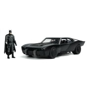 DC Comics The Batman 1:18 Batmobile with Lights Die-Cast Car & 3.75 Batman Action Figure