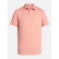 thumbnail image 5 of George Men's and Big Men's Double Knit Polo Shirt with Short Sleeves, Sizes S-5XL, 5 of 5