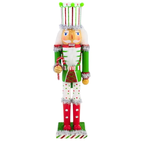Kurt S. Adler 15.00In Holiday Nutcracker, Wood, Soldier F2464 Candy Cane