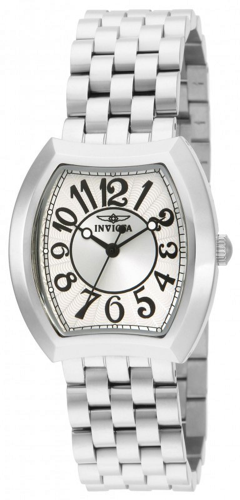 15038 Women's Angel Stainless Steel Silver-Tone Dial Watch