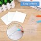 thumbnail image 5 of Juego De Notas Adhesivas, 150 Hojas De Notas Adhesivas Transparentes, Nota Adhesiva Cuadrada Transparente Autoadhesiva, Impermeable Translúcida, 5 of 5