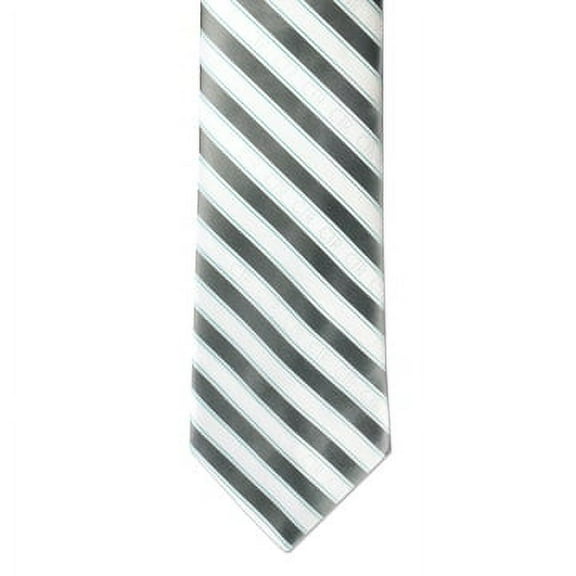 CTR Choose the Right Boys Silver and White Microfiber Necktie by Ringmasters