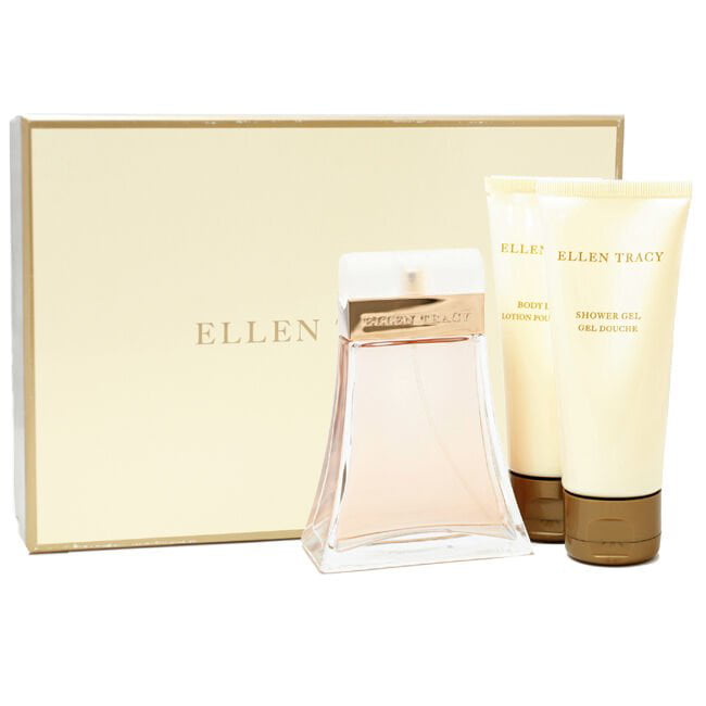 ELLEN TRACY 3.4 oz EDP Women's 3 pc Perfume Gift Set w/ gel + lotion ...