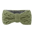 thumbnail image 2 of Njoeus Women Winter Headbands Ear Warmer Knit Soft Fleece Elastic Headband Chunky Turban Head Wrap Hairband, 2 of 5