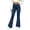 Blue, variant on BLVB Girl's Flare Pants High Waisted Yoga Bootcut Pants Teen Kids Full Length Bell Bottoms Legging(White,14-15 Years)