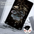 thumbnail image 5 of TECH CIRCLE Slim Case for Galaxy Tab A 8-inch 2019 T290 T295 T297,Ultra Thin Lightweight Elegant Soft TPU Anti-Scratch Protective Back Case for 8.0 inch Galaxy Tab A 2019 Without S Pen,Black Flower, 5 of 6