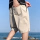 thumbnail image 4 of Puntoco Pantalones De Playa Finos Y Transpirables De Verano Para Hombre Con Cordón Informal 50% Pantalones Cortos Deportivos Pantalones Para Correr 50% Pantalones Caqui Xxxl, 4 of 4