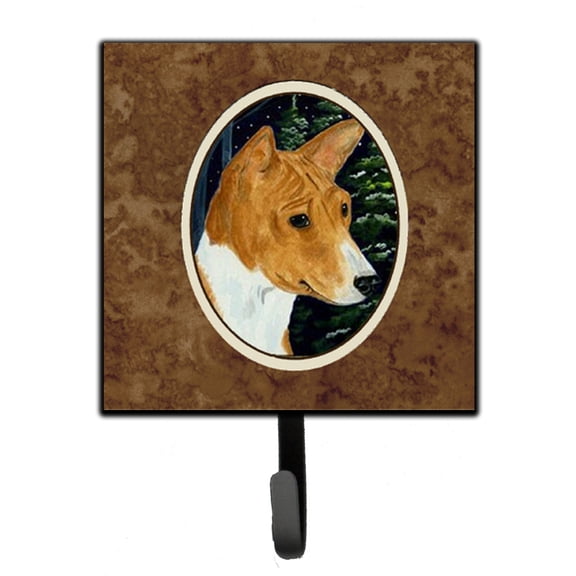 Carolines Treasures SS8172SH4 Basenji Leash Holder or Key Hook, Small, Multicolor