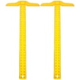 thumbnail image 1 of 2 Pcs Règle de Marquage Claire T Mesure Carrée Règle Portable T Règle Carrée pour Mesurer, 1 of 7