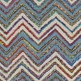 thumbnail image 6 of SAFAVIEH Nantucket Warner Zigzag Stipes Runner Rug, Beige/Blue, 2'3" x 6', 6 of 7