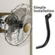 thumbnail image 3 of Soporte de pared para ventilador eléctrico, varilla de repuesto, poste de hierro resistente, soporte curvo para ventilador eléctrico de pared, varilla curva de metal para ventilador de pared, 3 of 6