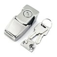 thumbnail image 5 of Door Locks Hasp for Latch, Zinc Alloy Safety Packlock Clasp Hasp Lock for Latch, for Extra Thick Gate Lock Hasp with Loc, 5 of 11
