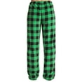 thumbnail image 3 of Just Love Women's Plush Pajama Pants 6339-V-10195-GB-1X (1X, Buffalo Plaid Green Black), 3 of 3