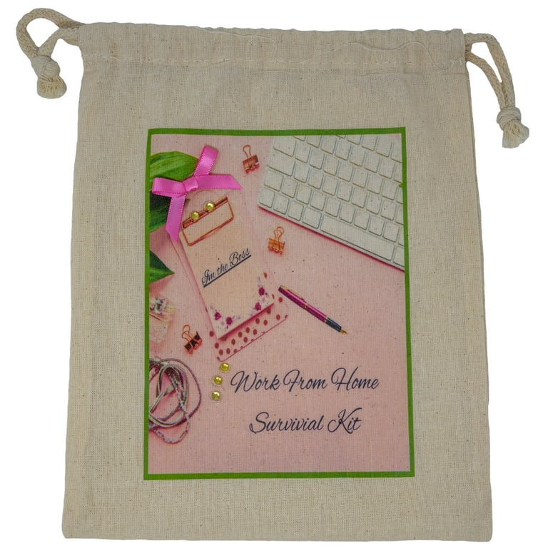 Work From Home Women's Funny Survival Kit | Fun Gift for Employees,  Coworkers or Friends
