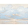 thumbnail image 2 of Purinton, Julia 32x25 White Modern Wood Framed Museum Art Print Titled - Glint on the Horizon Blue, 2 of 4