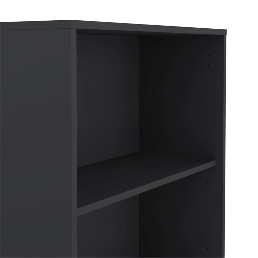 Tvilum Sign Adjustable 6 Shelf Bookcase, Open Storage Bookshelffor Adults, Matte Grey