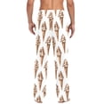 thumbnail image 4 of FORMRS Mens Pajama Pants with Pockets Cotton Sleepwear Lounge Bottoms Sizes S-2XL, Brown Ice Cream Pattern, 4 of 7