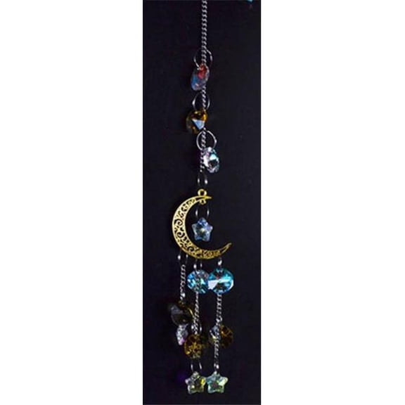 AzureGreen FSCWH03 13 in. Golden Crescent Sun Catcher