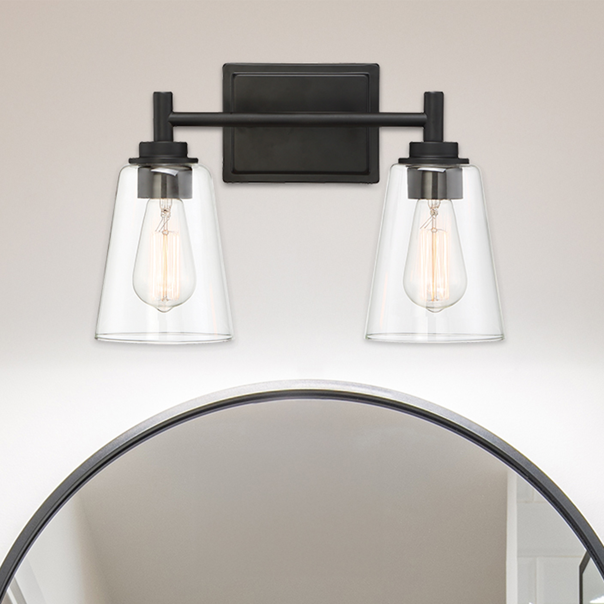 95702-MB-Designers Fountain-Westin - Two Light Bath Bar-Matte Black Finish