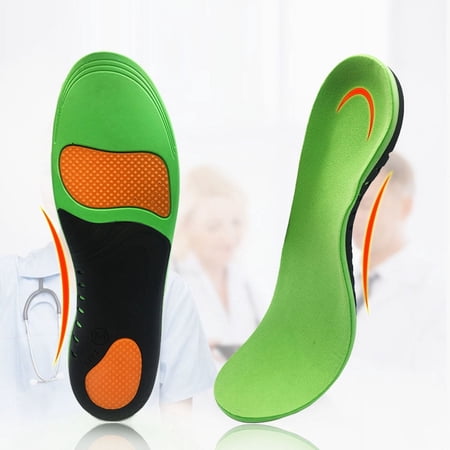 Audessy Athletic Running Insoles Orthotic Inserts Shoe Insoles With Arch Support Comfort Shoe Insoles Green L