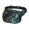 thumbnail image 2 of Fotbe Enchanted Forest Skull Path Cangurera Cuadrada con Estampado de Doble Capa, Bolsa de Cintura Ajustable Mini para Hombres y Mujeres, 2 of 9