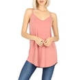 thumbnail image 3 of Front and Back Reversible Neckline Two Way Cami Tank, 3 of 3