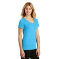 thumbnail image 4 of District Made Women's Short Sleeve Perfect Tri V-Neck T-Shirt - DM1350L, 4 of 6