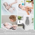 thumbnail image 3 of Soporte de baño para bebés por encima del recién nacido con termómetro gris, 3 of 6