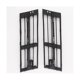 thumbnail image 5 of Rejilla de Luz Antiniebla Delantera Yuxing 51117295275 51117295276 Negro, 5 of 5