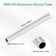 thumbnail image 3 of Tubo redondo de aluminio 6063 de 250 mm, 18 mm ID 21 mm OD, 1 paquete, tubería de aluminio sin costura para manualidades DIY [0.71x0.83x9.8IN], 3 of 7